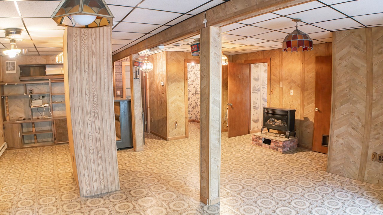 lower level family room